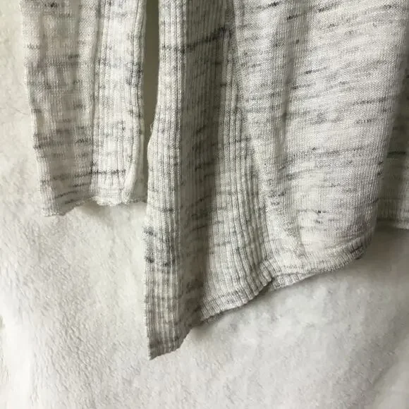 Lou & Grey Light Gray Ribside Boatneck Sweater Top - Picture 6 of 16